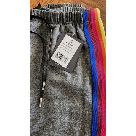 Birdiebee Phoenix Rainbow Sweatpants Joggers Gray Super Soft Small NWT - Picture 2 of 6